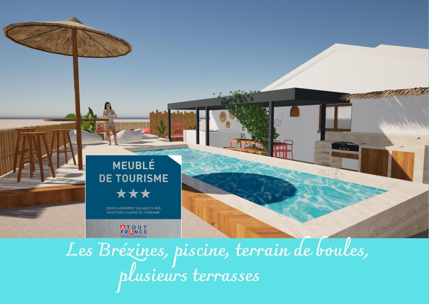 Les Brezines - Maison Clim Terrasse Piscine Au Coeur De Mus Maisoncarreeconciergerie Bagian luar foto